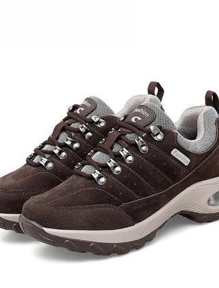 Hannah orthopedic anti slip running shoes in brown
