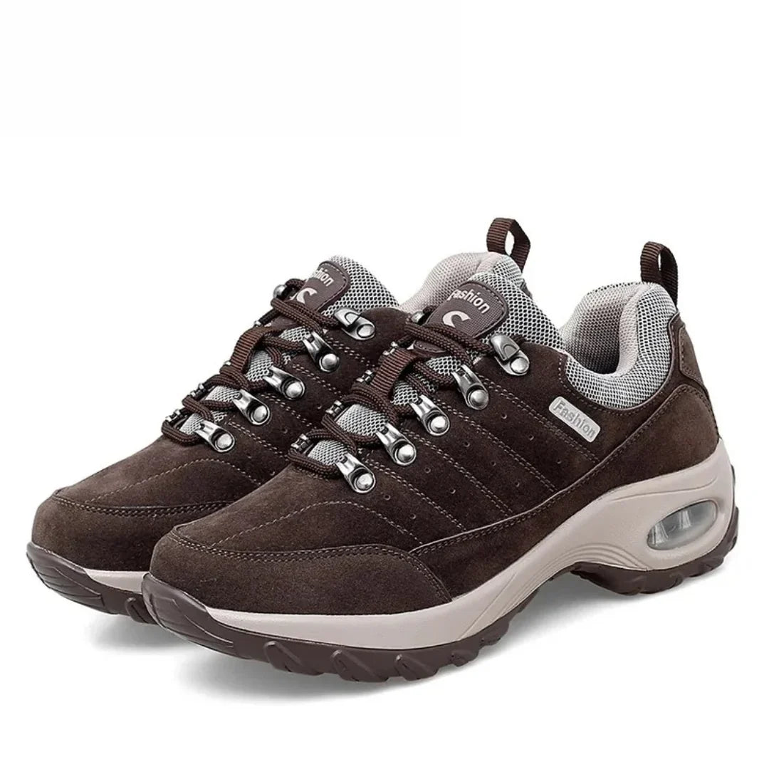 Hannah orthopedic anti slip running shoes in brown