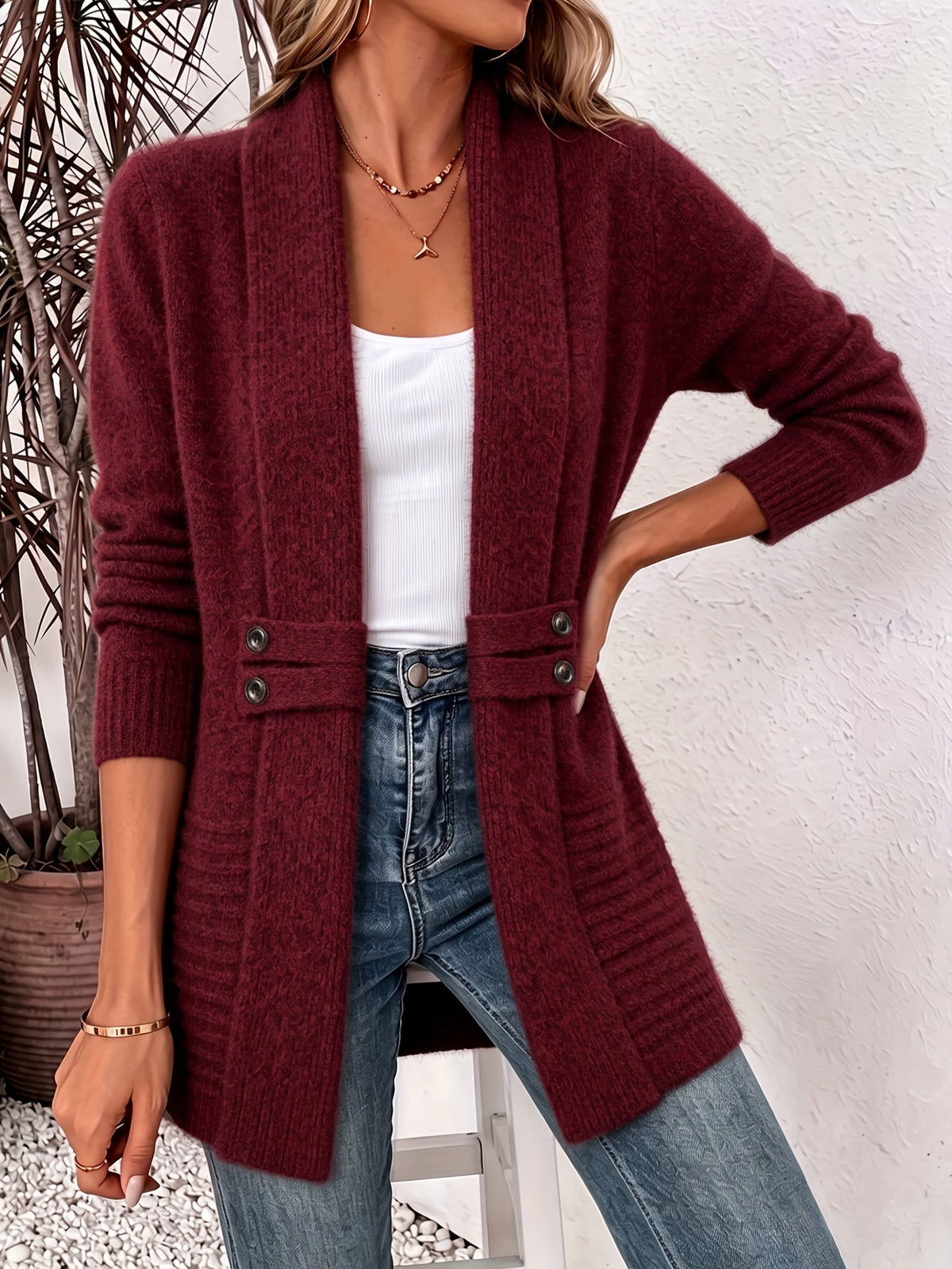 Vivienne cardigan detail