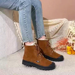 Rosalind | Cozy-Lined Lace-Up Snow Boots