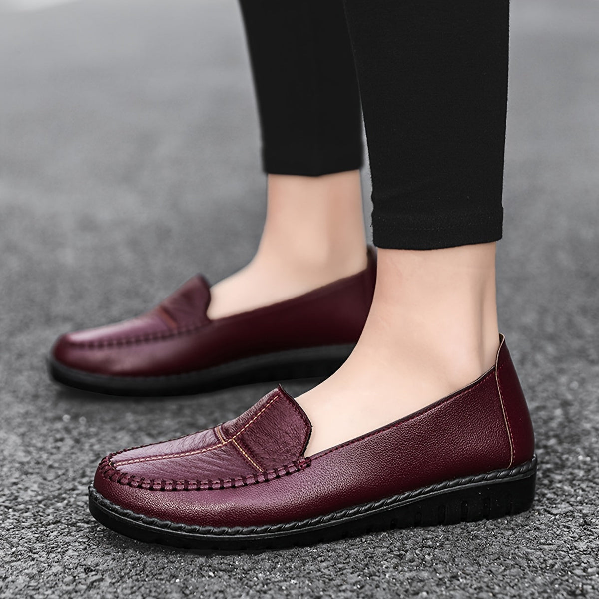 Effie | Stitched Comfort Loafers