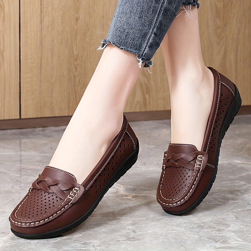 Felicity | Perforated Comfort Loafers