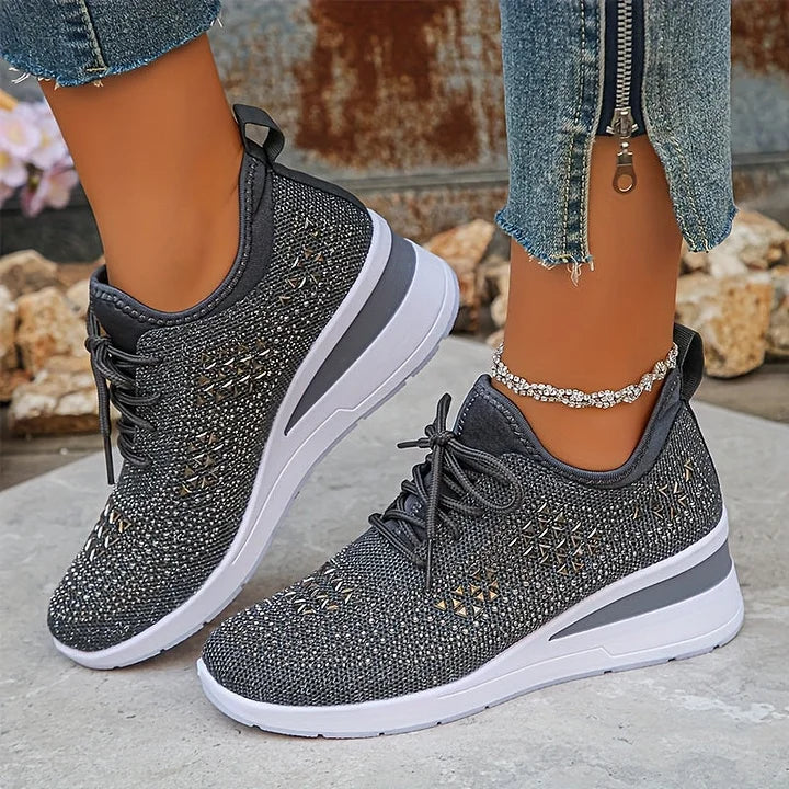 Bonnie sparkle sneakers in gray