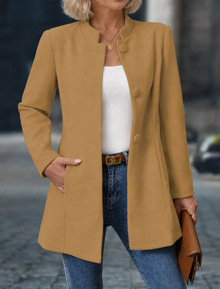Martha | Timeless Elegant Coat - Camel