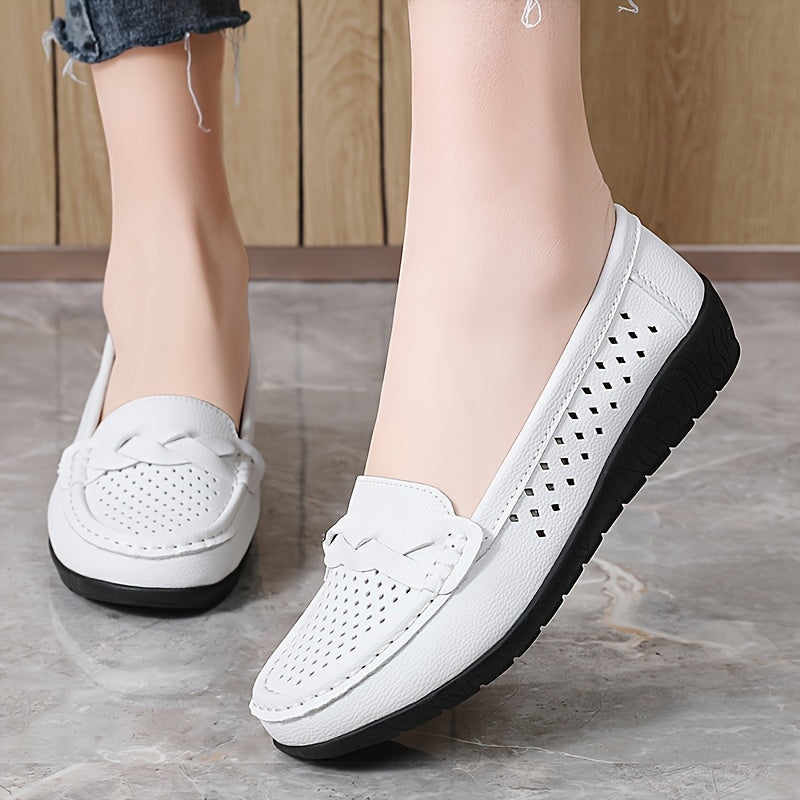 Felicity | Perforated Comfort Loafers