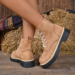 Juniper | Lace-Up Platform Boots