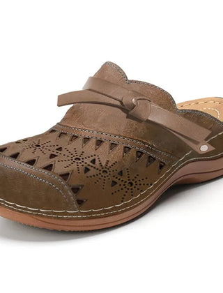 Lyra supportive comfort clogs in brown