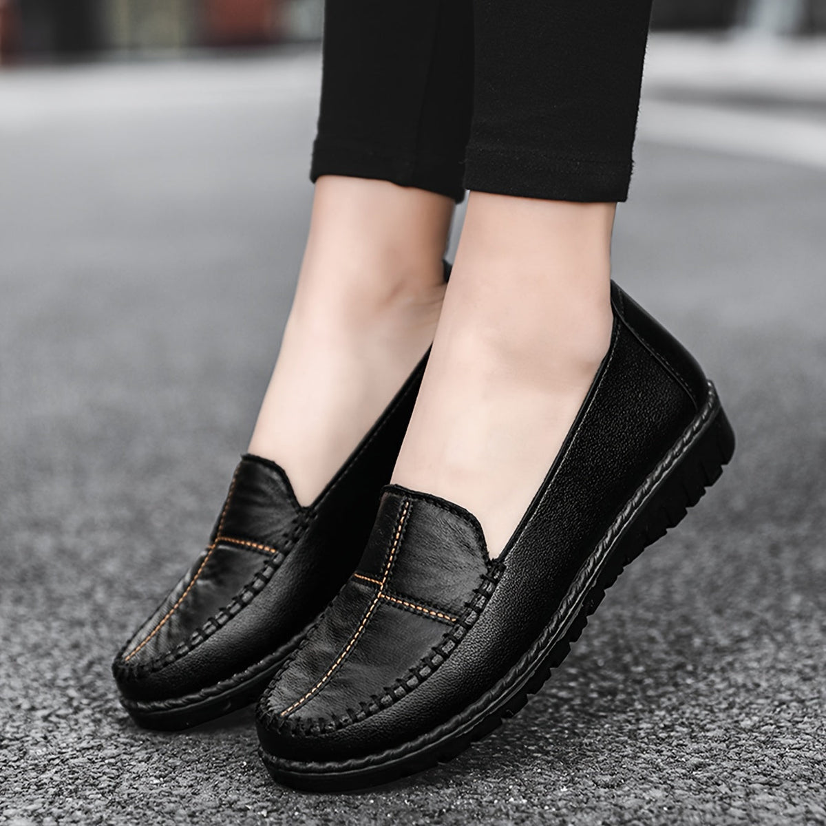 Effie | Stitched Comfort Loafers