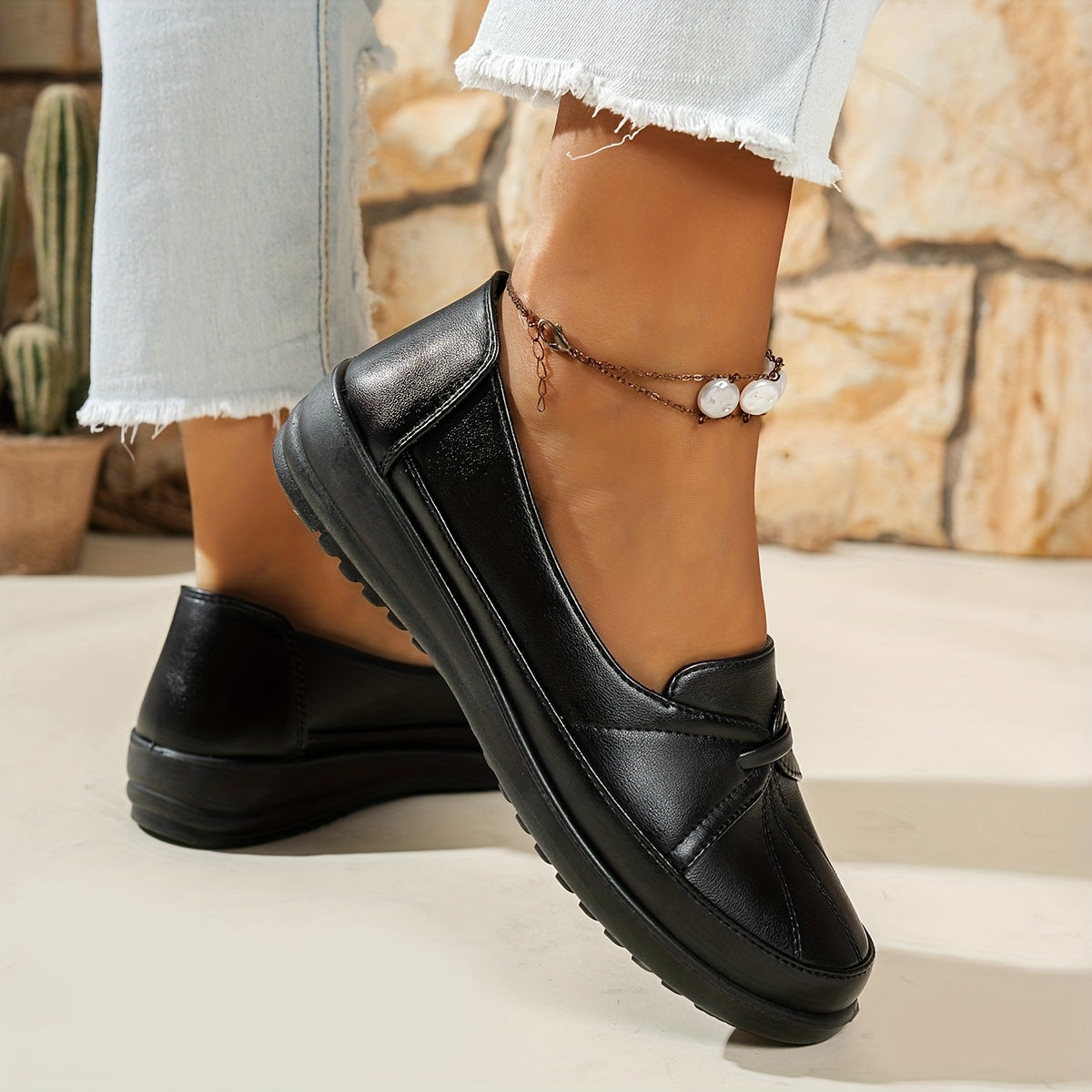 Prue | Knot Detail Comfort Loafers