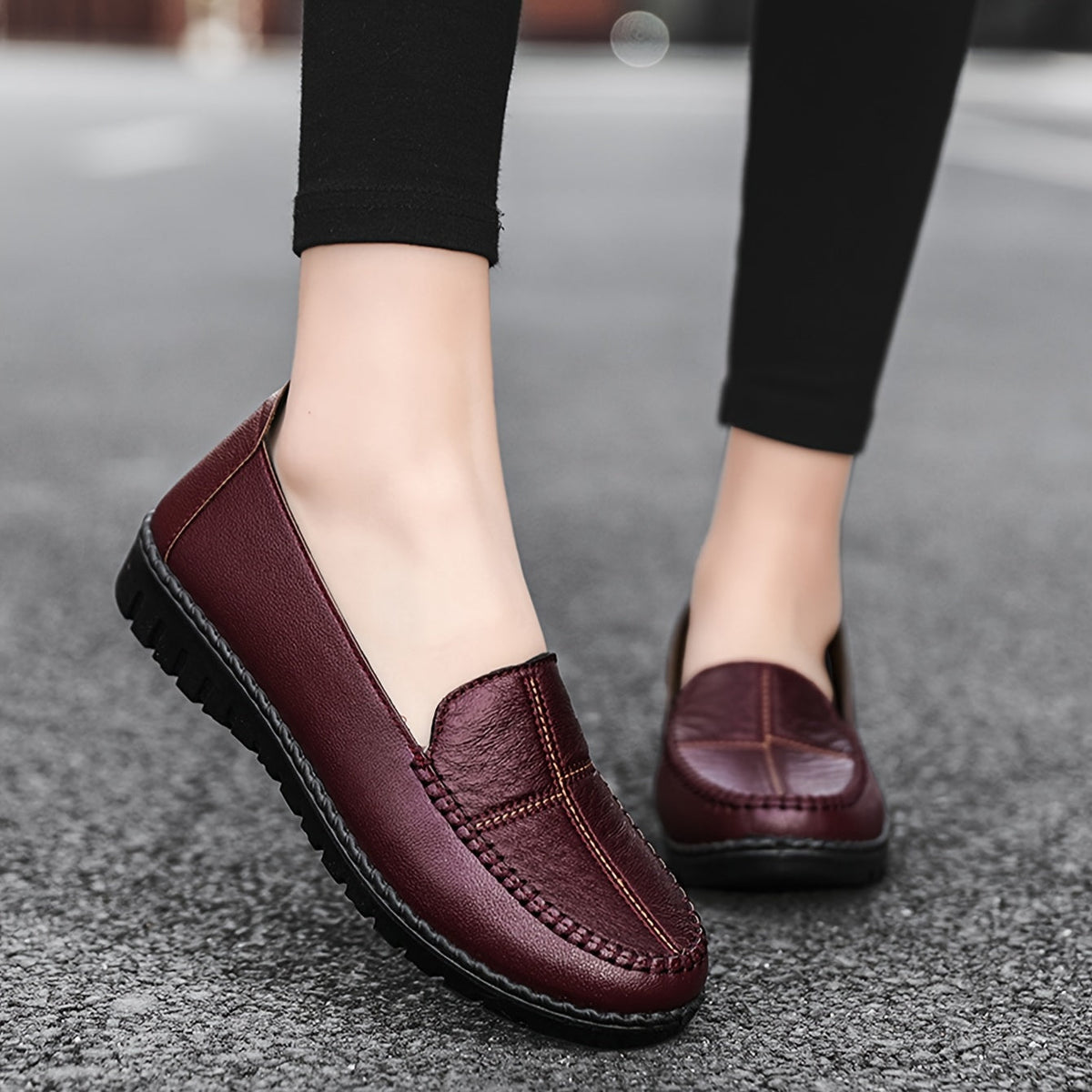 Effie | Stitched Comfort Loafers