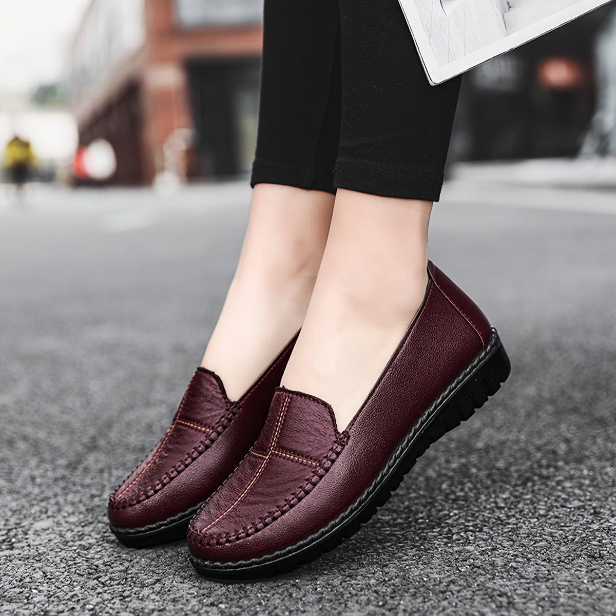 Effie | Stitched Comfort Loafers