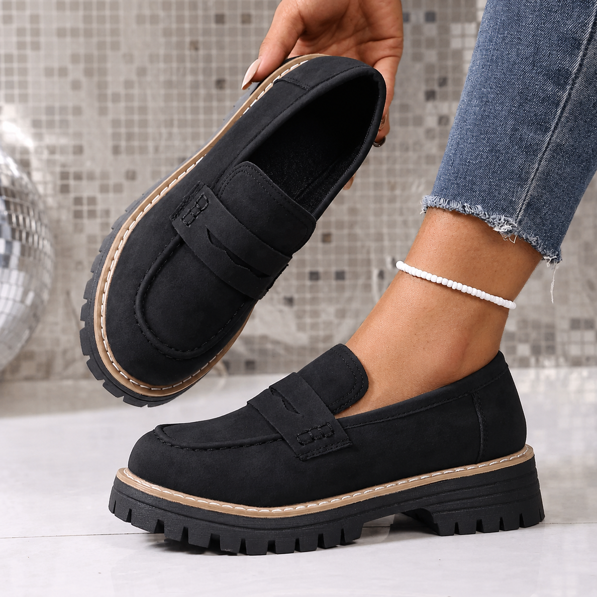 Elsa™ | Newport Preppy Platform Loafers