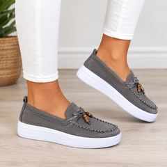 Elise orthopedic comfort loafers in dark gray