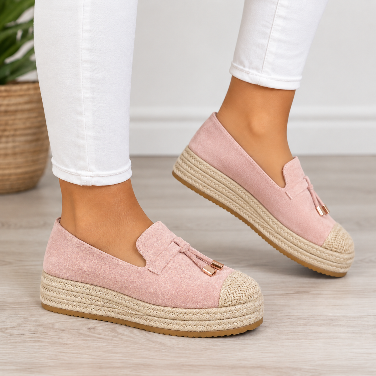 Elsie orthopedic comfort wedges in pink