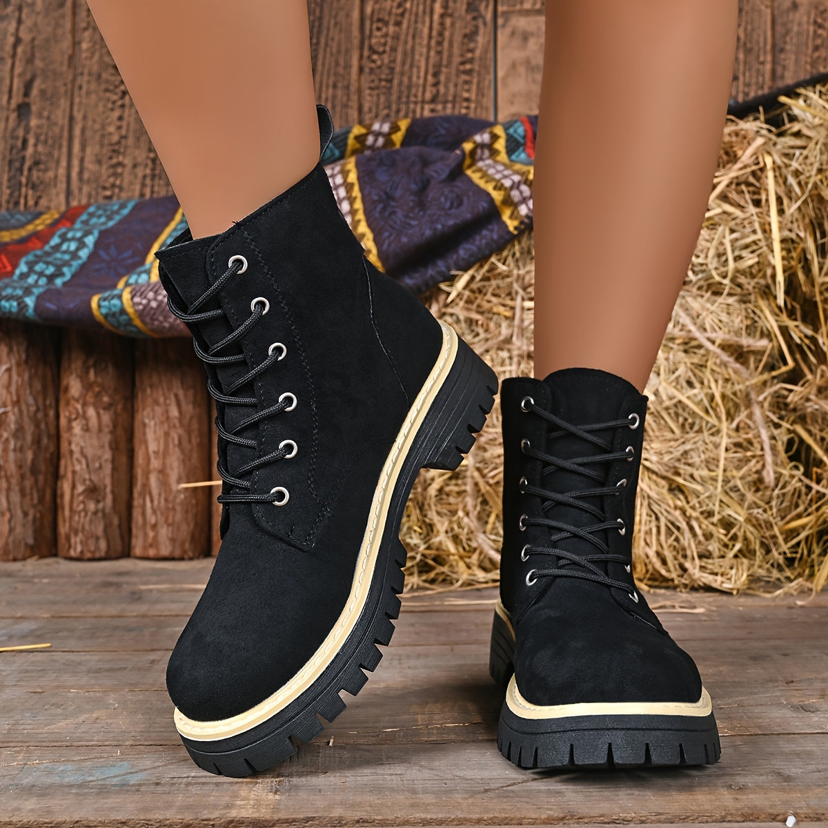 Juniper | Lace-Up Platform Boots