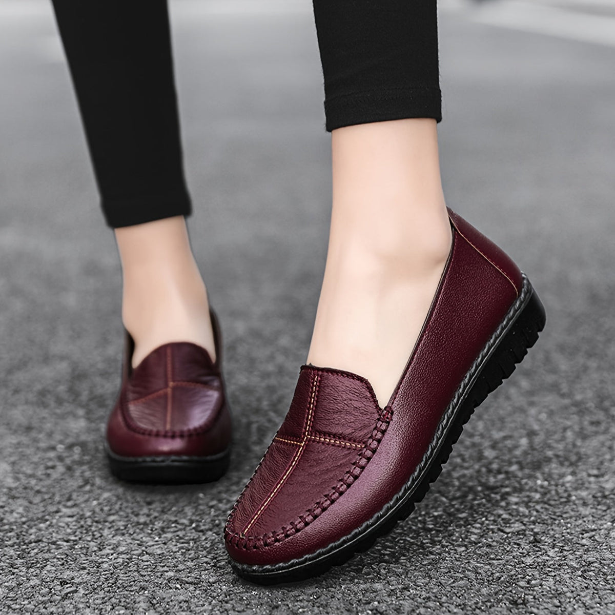 Effie | Stitched Comfort Loafers
