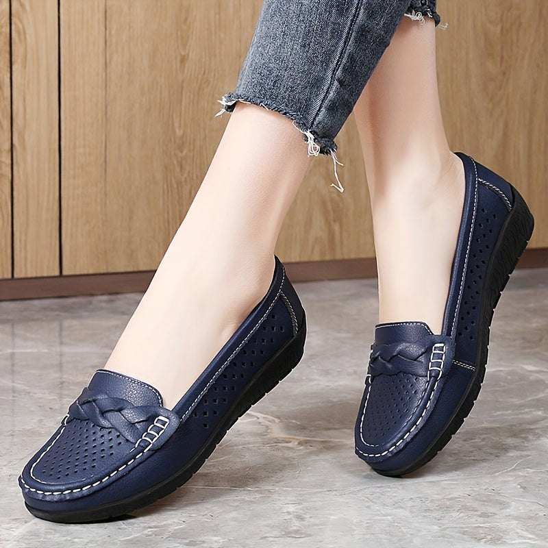Felicity | Perforated Comfort Loafers