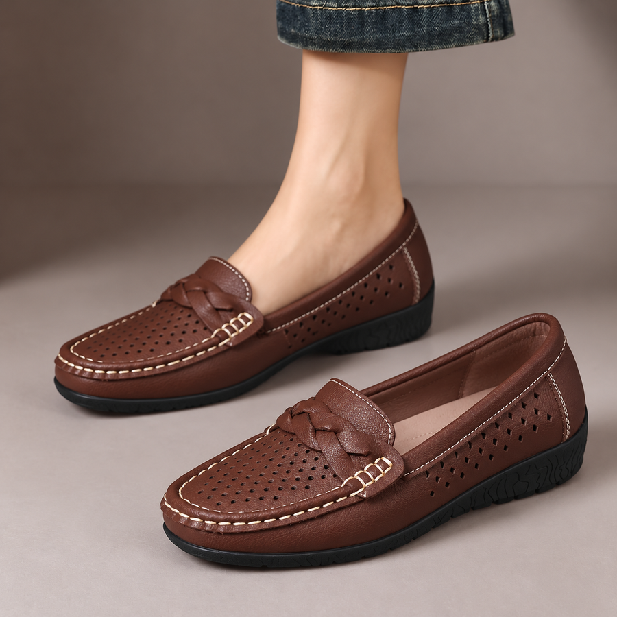 Felicity | Perforated Comfort Loafers