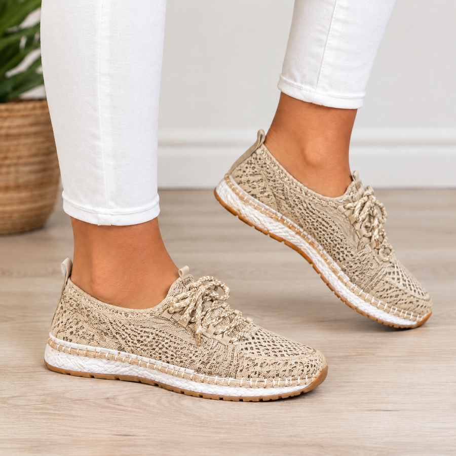 Mabel orthopedic comfort loafers in beige