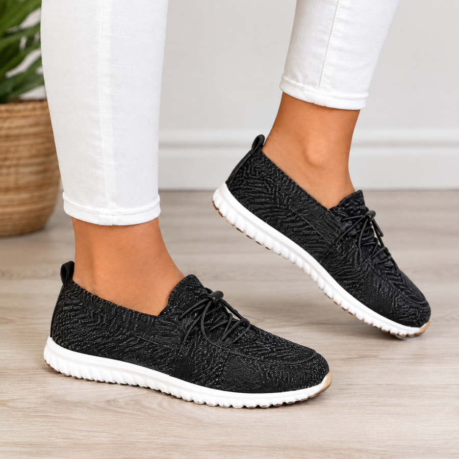 Mabel orthopedic comfort loafers in black