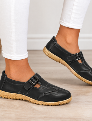 Briony orthopedic comfort loafers in black