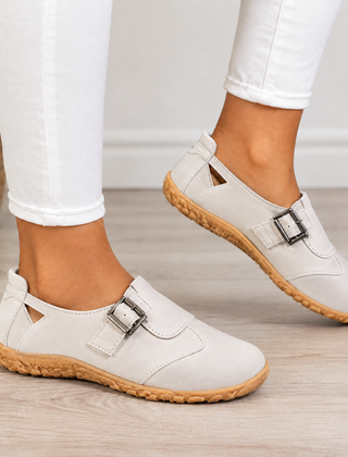 Briony orthopedic comfort loafers in off white