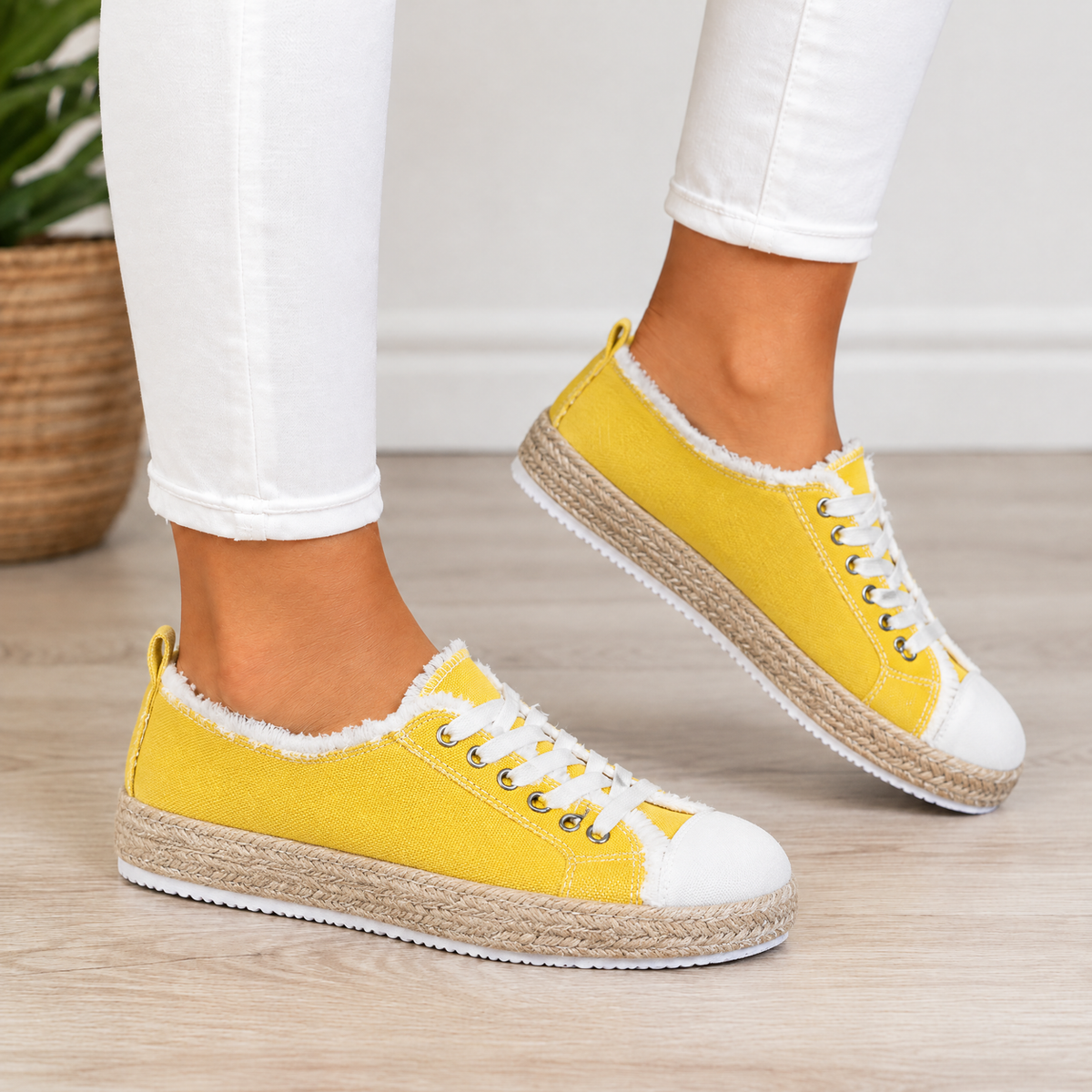 Iris orthopedic comfort sneakers in yellow