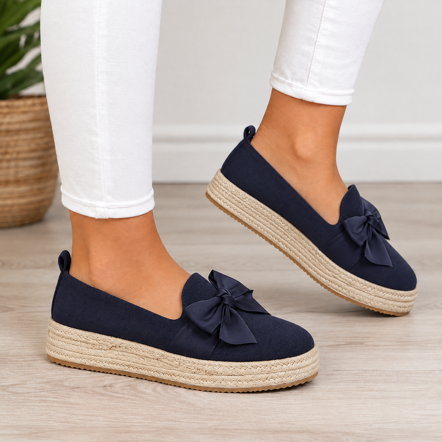 Livia orthopedic comfort flats in blue