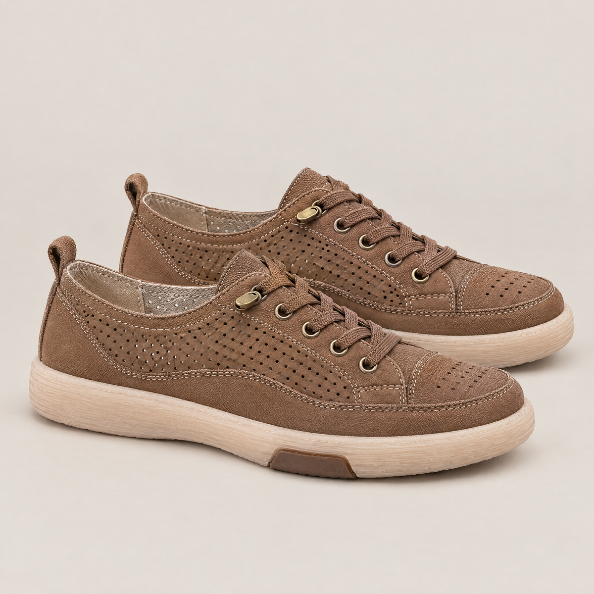 Freya orthopedic comfort loafers in brown