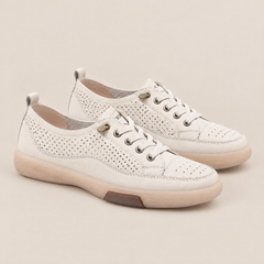 Freya orthopedic comfort loafers in beige cut-out
