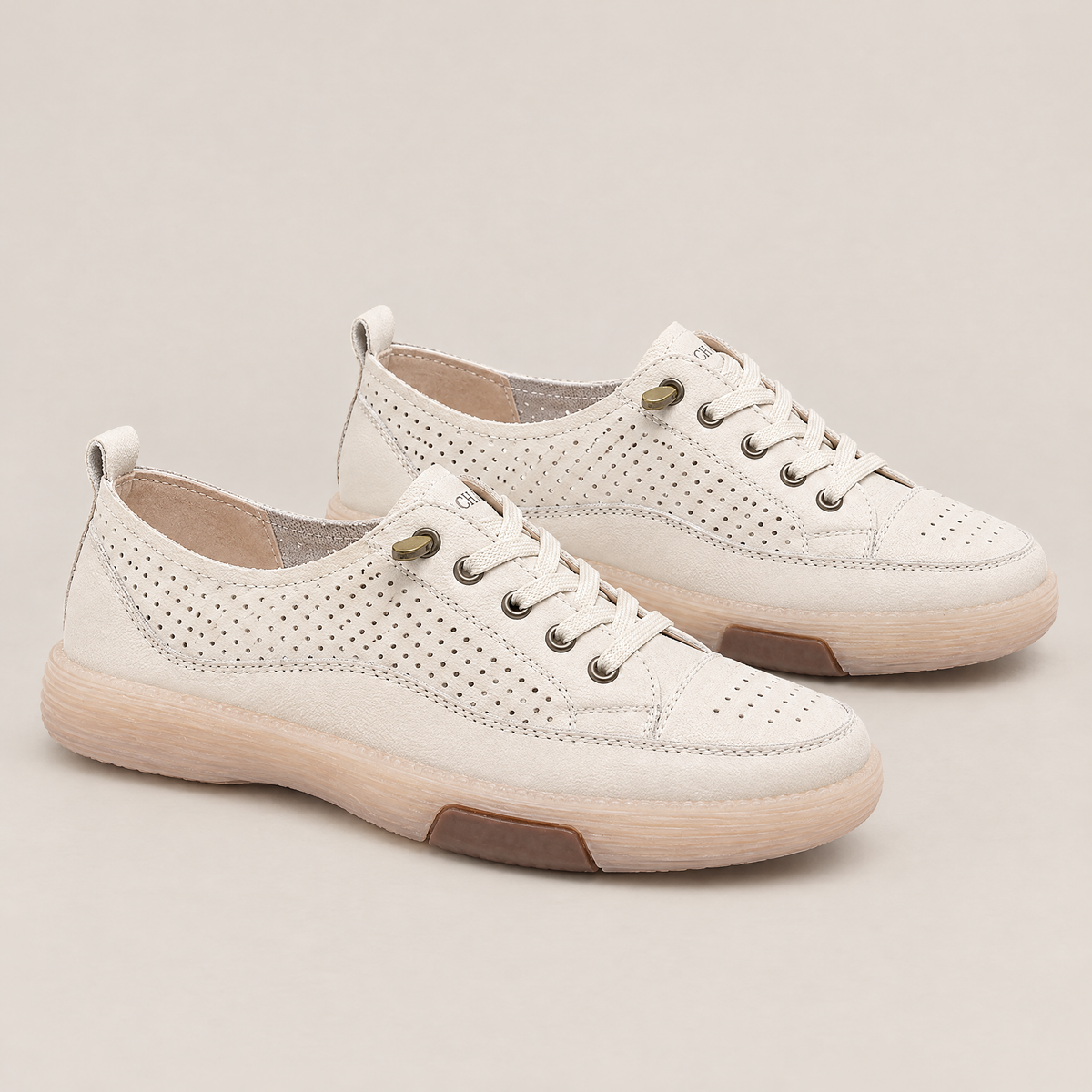 Freya orthopedic comfort loafers in beige