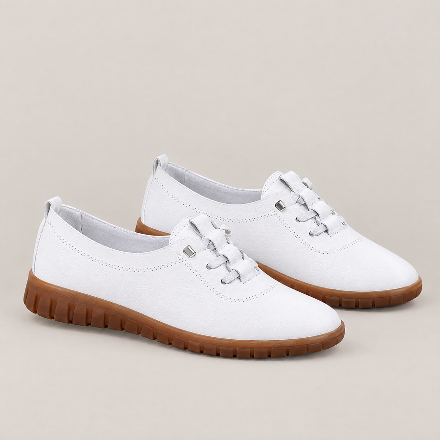 Ingrid orthopedic comfort shoes in white