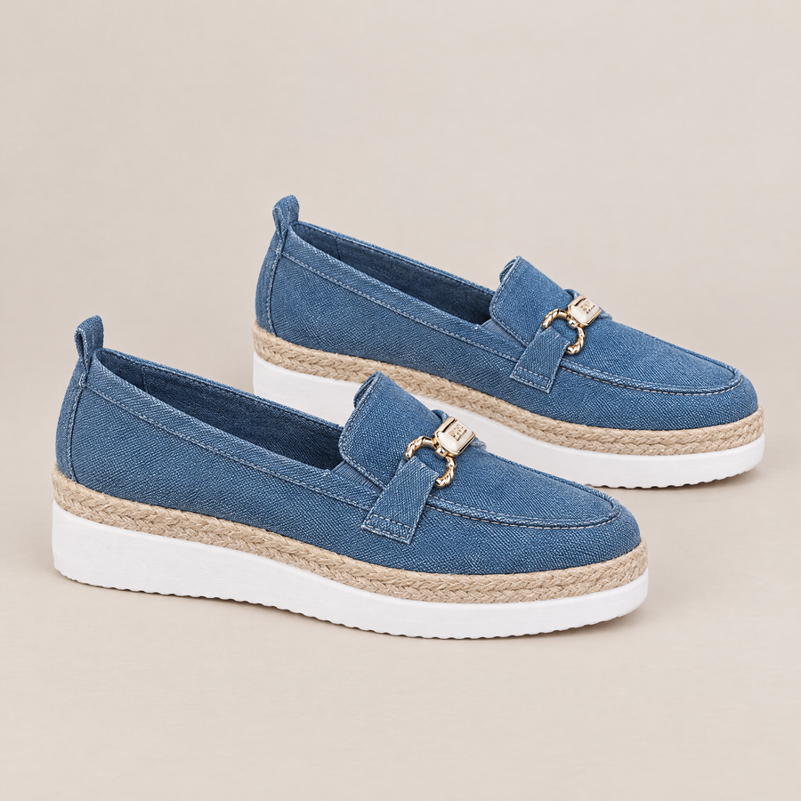 Noelle orthopedic comfort wedges in blue