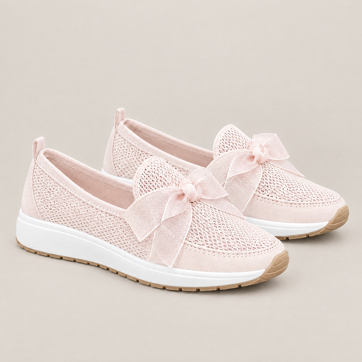 Eloise orthopedic comfort loafers in white