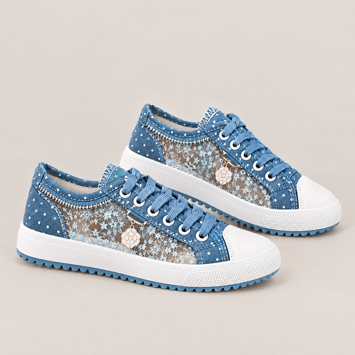 Myra orthopedic comfort sneakers in blue