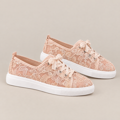 June orthopedic comfort sneakers in apricot