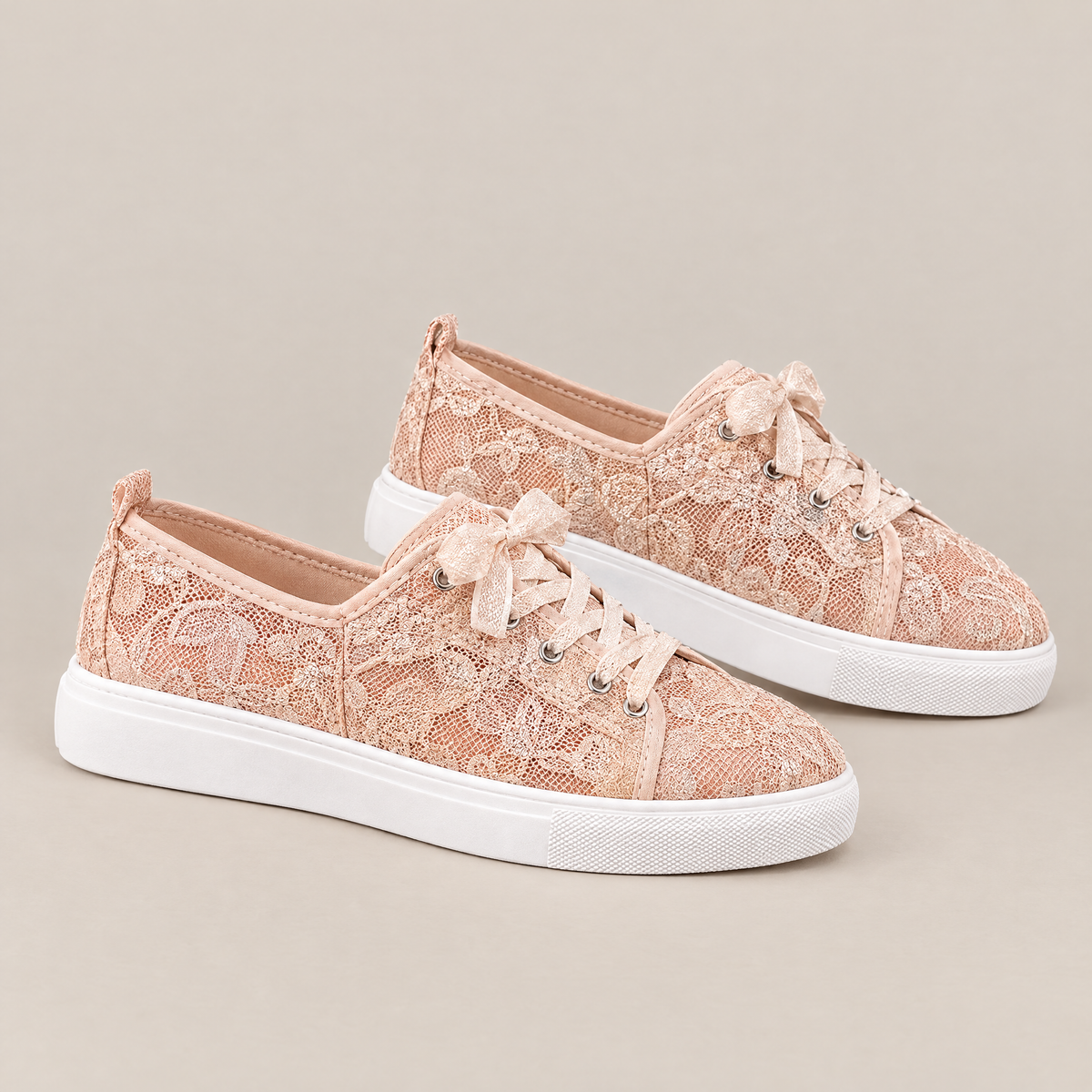 June orthopedic comfort sneakers in apricot