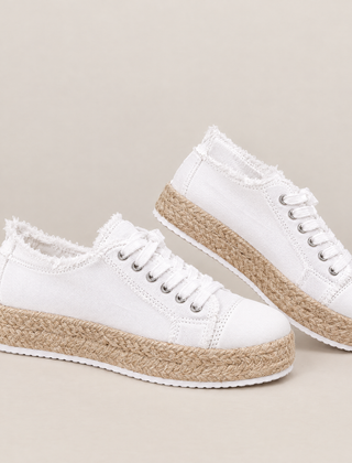 Maisie orthopedic comfort sneakers in white