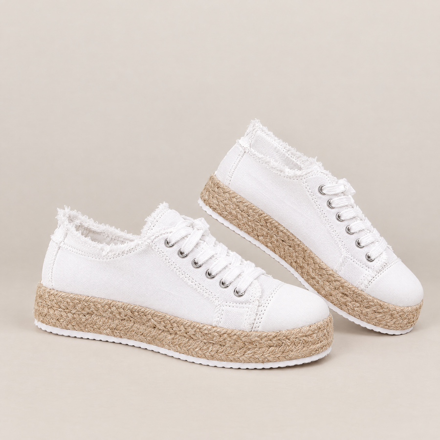 Maisie orthopedic comfort sneakers in white