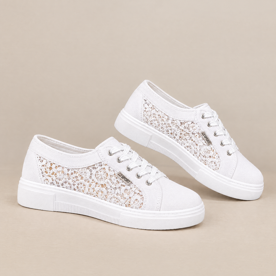 Vera orthopedic comfort sneakers in white