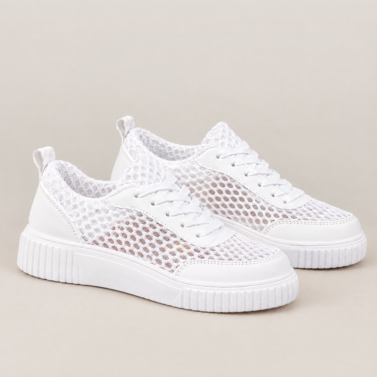 Nora orthopedic comfort sneakers in white