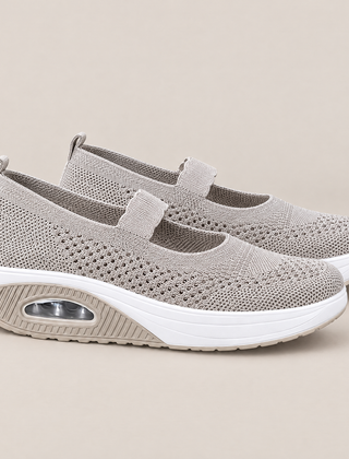 Alina orthopedic comfort loafers in light gray