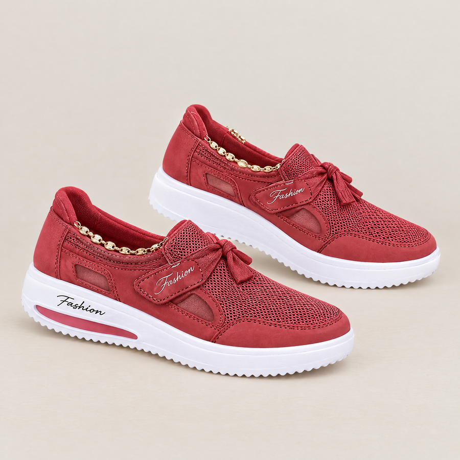 Romy orthopedic comfort sneakers in red