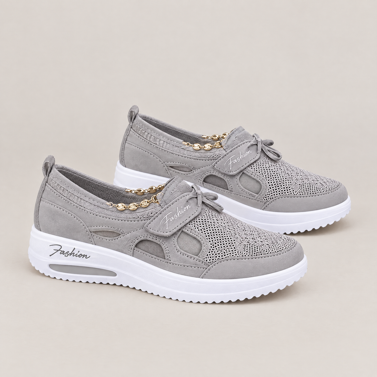 Romy orthopedic comfort sneakers in gray
