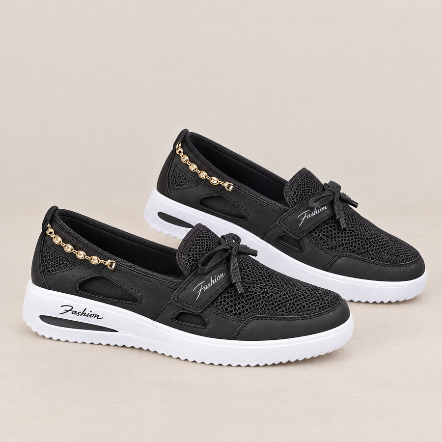 Romy orthopedic comfort sneakers in black