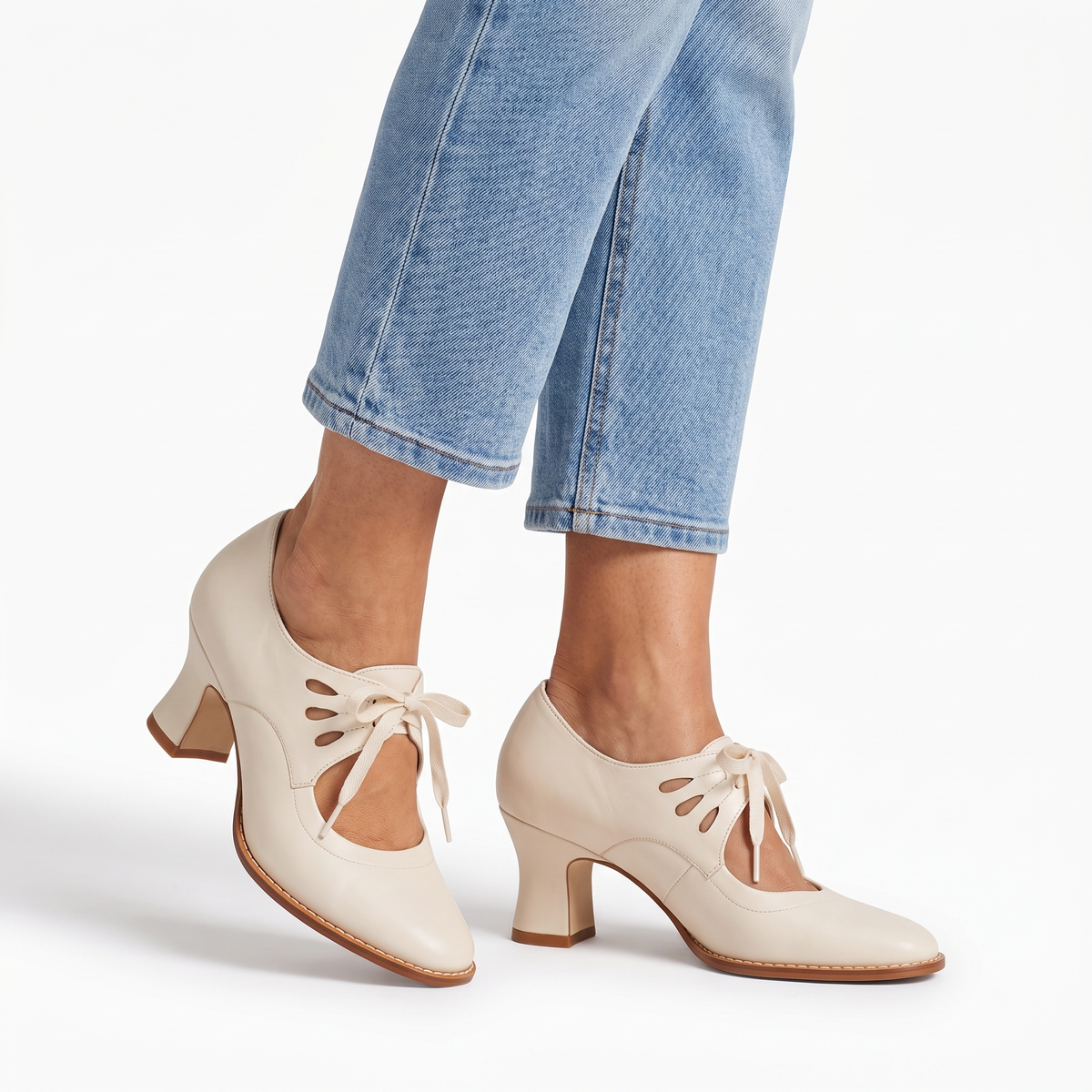 Sylvie shoes in ivory