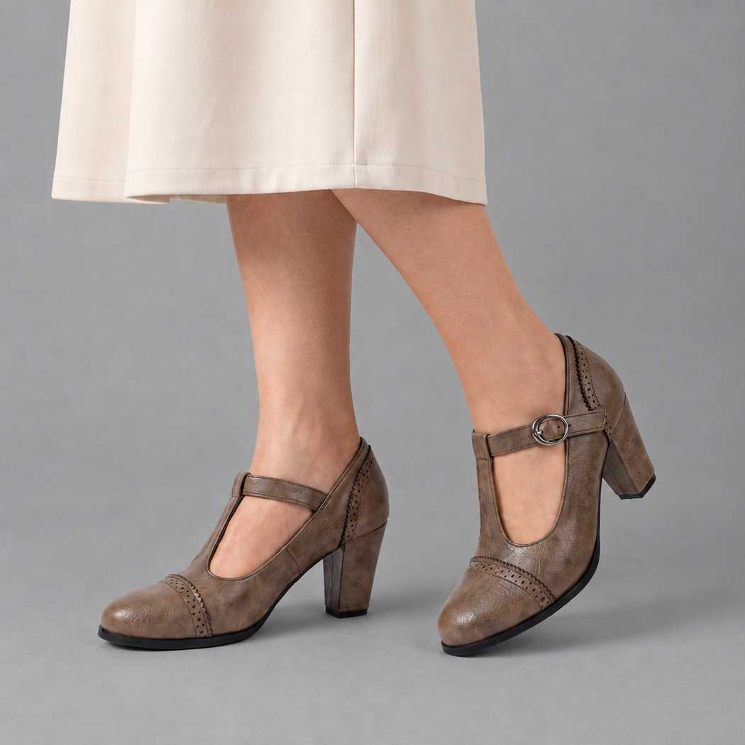 Sandrine shoes in brown