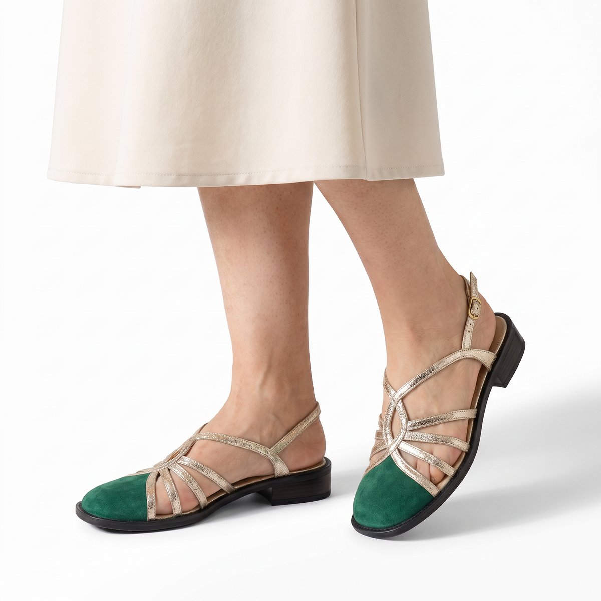 Manon shoes in green