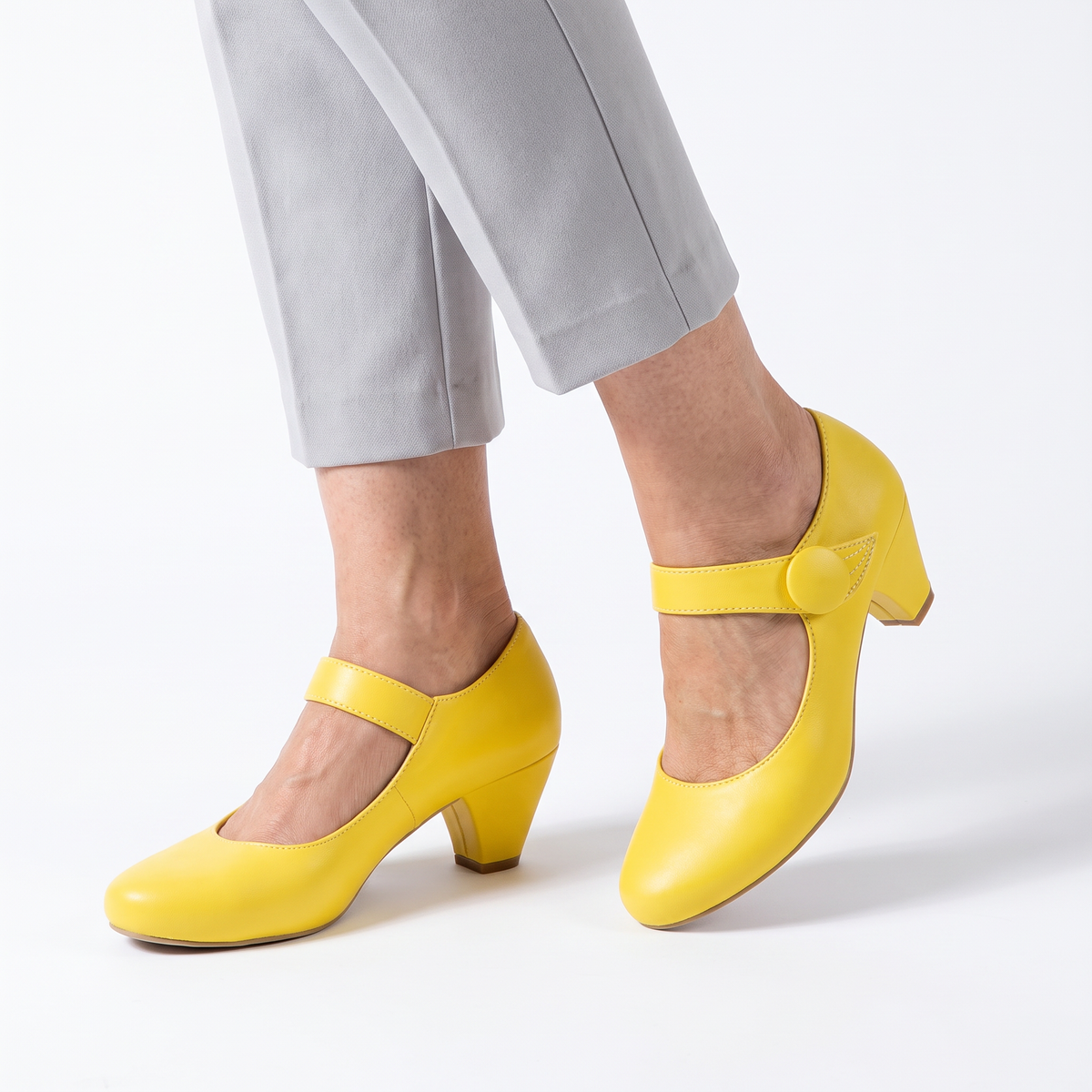 Monique shoes in yellow