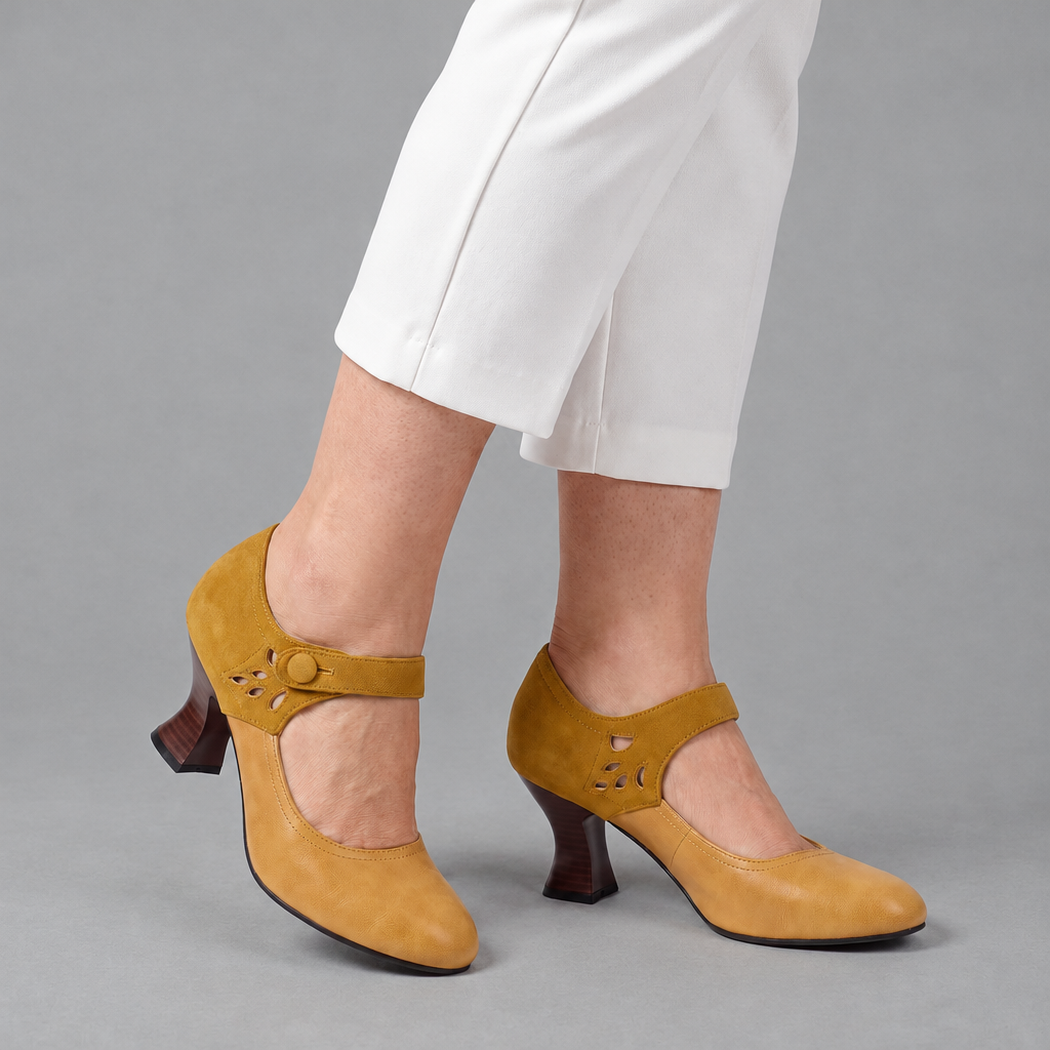 Aveline shoes in yellow